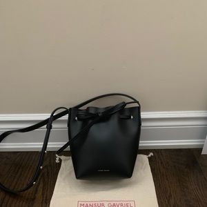 Authentic Mansur Gavriel mini mini bucket bag